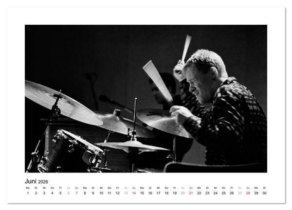 Produktbild: Jazztime (Wandkalender 2026 DIN A2 quer), CALVENDO Monatskalender