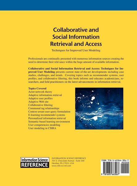 Produktbild: Collaborative and Social Information Retrieval and Access