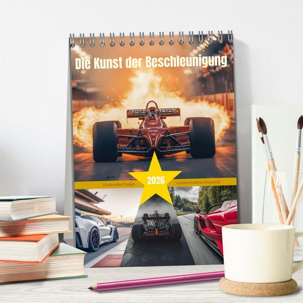 Produktbild: Die Kunst der Beschleunigung (Tischkalender 2026 DIN A5 hoch), CALVENDO Monatskalender