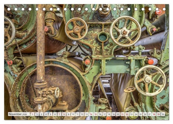 Produktbild: Vergessene Technik - abgeschaltet und stillgelegt (Tischkalender 2026 DIN A5 quer), CALVENDO Monatskalender