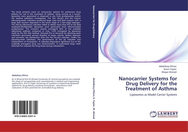 Produktbild: Nanocarrier Systems for Drug Delivery for the Treatment of Asthma