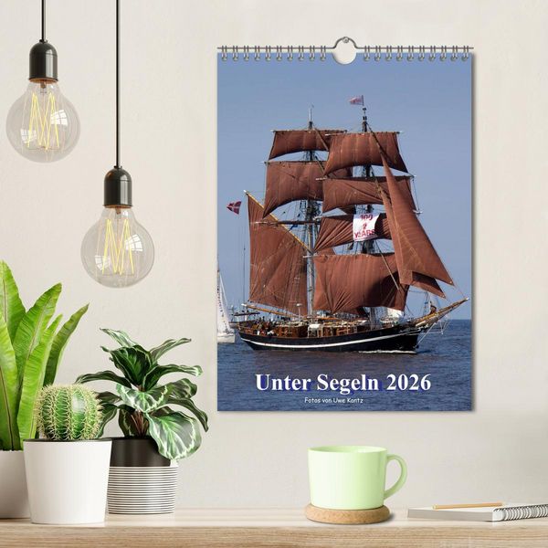 Produktbild: Unter Segeln (Wandkalender 2026 DIN A4 hoch), CALVENDO Monatskalender
