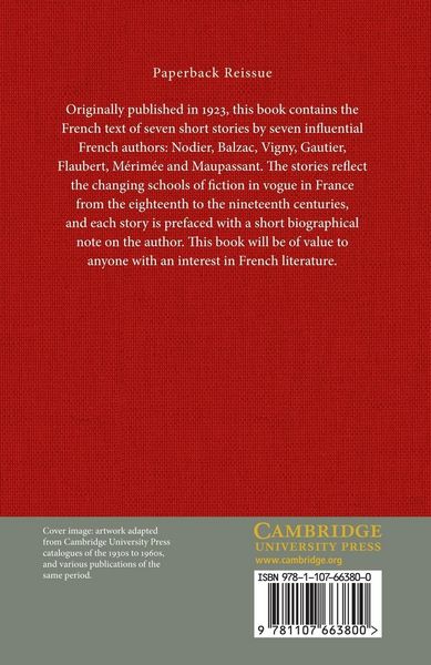 Produktbild: Seven Short Stories by French Authors