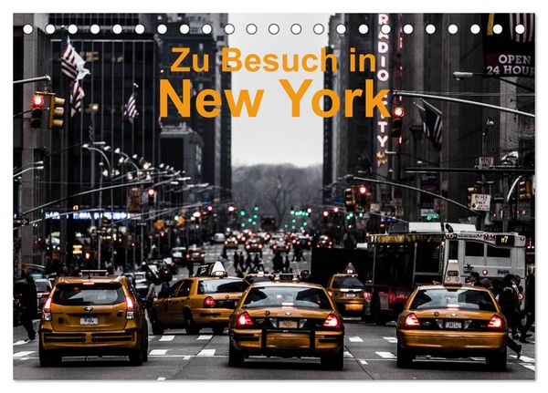 Produktbild: Zu Besuch in New York (Tischkalender 2026 DIN A5 quer), CALVENDO Monatskalender