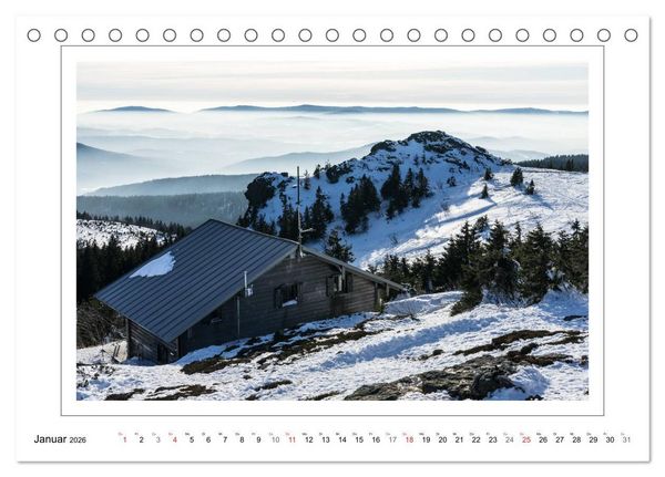 Produktbild: Unterwegs im Bayerischen Wald (Tischkalender 2026 DIN A5 quer), CALVENDO Monatskalender