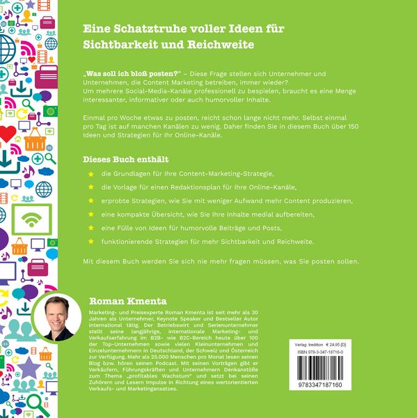Produktbild: Was soll ich blo&szlig; posten? - 150+ kreative Content-Ideen f&uuml;r Ihr Social Media und Online Marketing