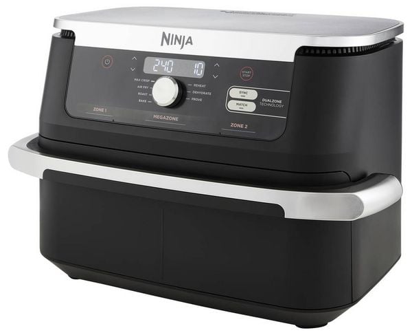 Produktbild: Ninja AF500EU Hei&szlig;luft-Fritteuse 2470 W Schwarz, Silber