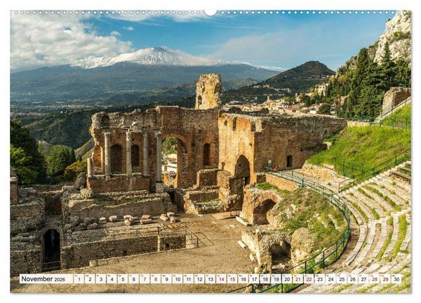 Produktbild: Sizilien - Taormina (Wandkalender 2026 DIN A2 quer), CALVENDO Monatskalender