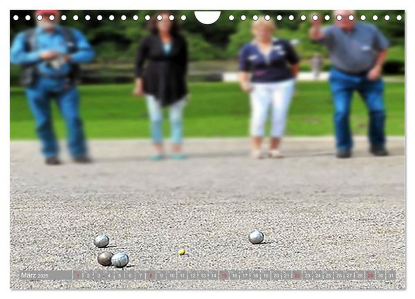 Produktbild: Boule. Konzentration - Sport - Entspannung (Wandkalender 2026 DIN A4 quer), CALVENDO Monatskalender