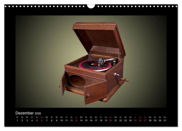 Produktbild: Dampfradios - Antike Radios mit Patina (Wandkalender 2026 DIN A3 quer), CALVENDO Monatskalender