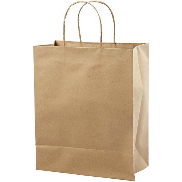 Produktbild: Creativ Company Papiert&uuml;ten, H 33 cm, B 26x13 cm, 125 g, Braun, 10 Stk