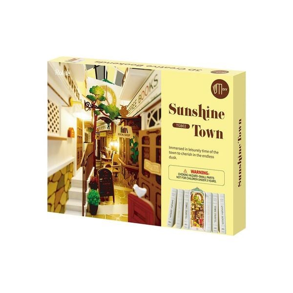 Book Nook DIY Bücherecke Sunshine Town