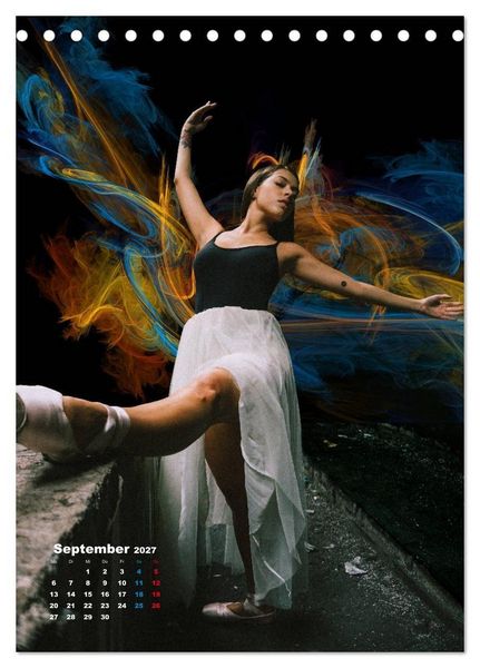 Produktbild: Ballerinen - Anmut, Eleganz und Leichtigkeit (Tischkalender 2027 DIN A5 hoch), CALVENDO Monatskalender