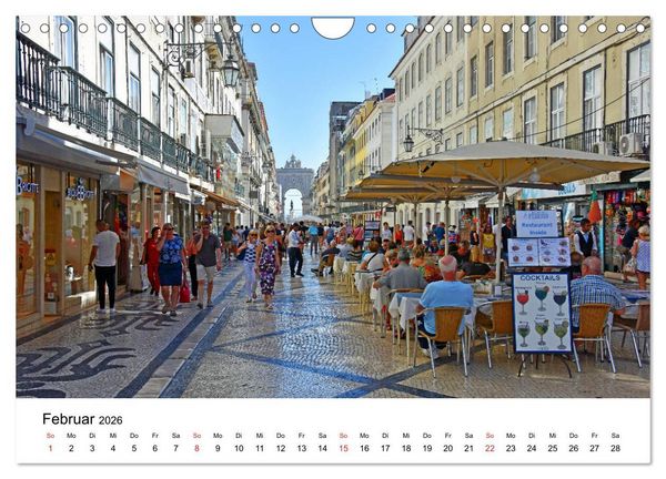 Produktbild: LISSABON und die Atlantikk&uuml;ste (Wandkalender 2026 DIN A4 quer), CALVENDO Monatskalender