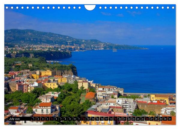 Produktbild: Amalfi Coast and Campania (Wall Calendar 2026 DIN A4 landscape), CALVENDO 12 Month Wall Calendar