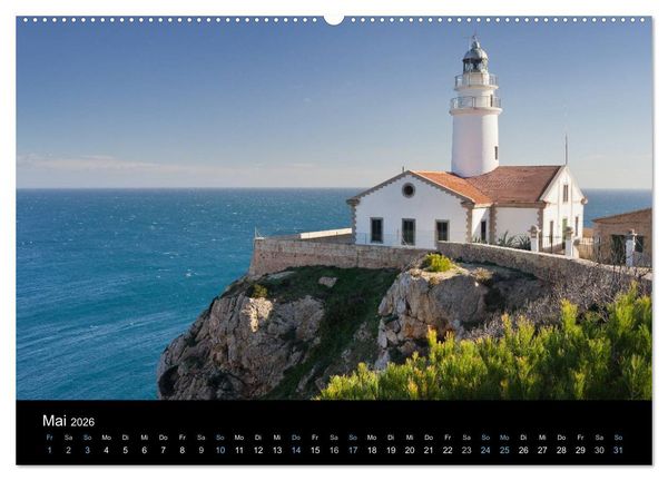 Produktbild: Leuchtt&uuml;rme in aller Welt 2026 (hochwertiger Premium Wandkalender 2026 DIN A2 quer), Kunstdruck in Hochglanz