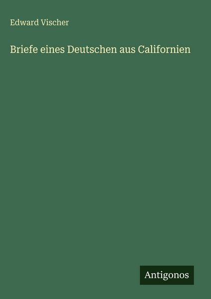 Produktbild: Briefe eines Deutschen aus Californien