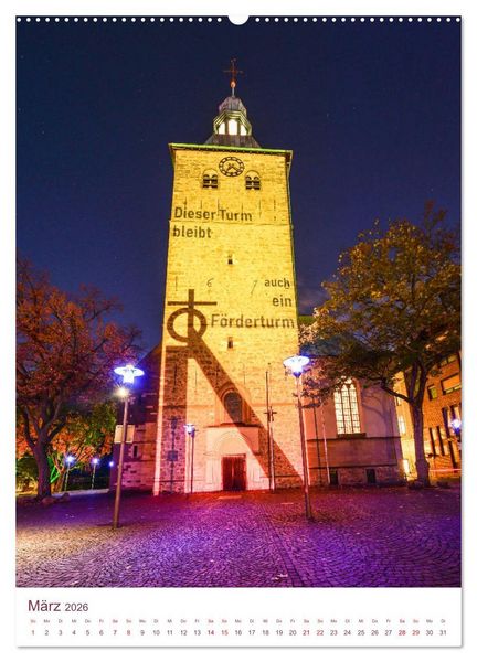Produktbild: Ruhrgebiet - Malerischer Spaziergang (Wandkalender 2026 DIN A2 hoch), CALVENDO Monatskalender
