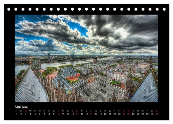 Produktbild: K&ouml;ln-Bilder (Tischkalender 2026 DIN A5 quer), CALVENDO Monatskalender