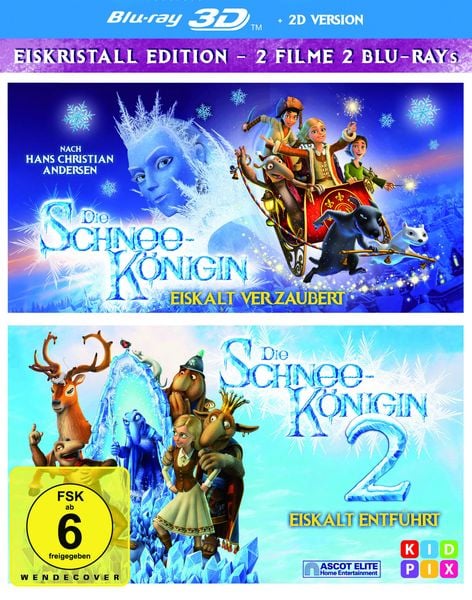Produktbild: Die Schneek&ouml;nigin 1+2 Box - 3D