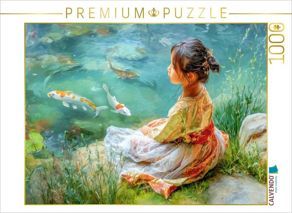CALVENDO Puzzle Kois | 1000 Teile Lege-Größe 64x48cm Foto-Puzzle für glückliche Stunden