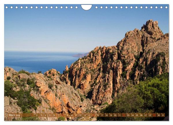 Produktbild: Korsika - Insel der Sch&ouml;nheit (Wandkalender 2026 DIN A4 quer), CALVENDO Monatskalender
