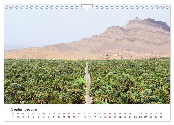 Produktbild: Marokko - Eine wunderbare Reise nach Nordafrika. (Wandkalender 2026 DIN A4 quer), CALVENDO Monatskalender