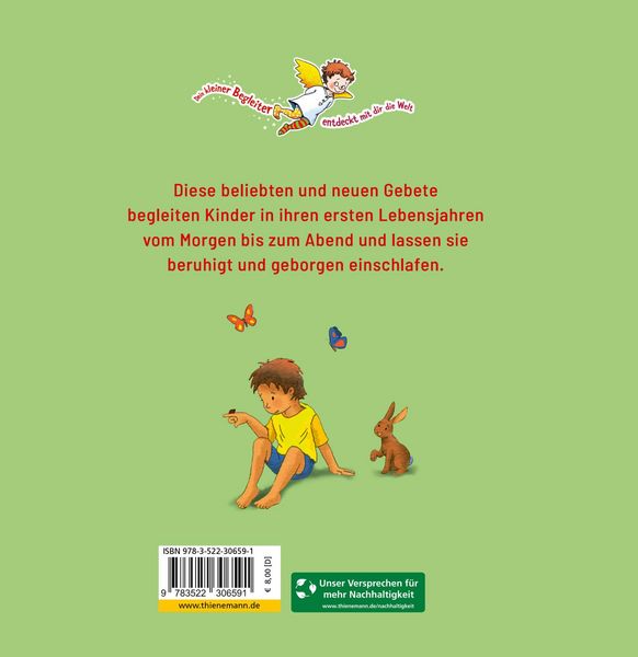 Dein kleiner Begleiter: Meine liebsten Kindergebete zur Taufe