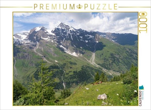 CALVENDO Puzzle Ausblick entlang der Großglockner Hochalpenstraße | 1000 Teile Lege-Größe 64x48cm Foto-Puzzle für glückliche Stunden