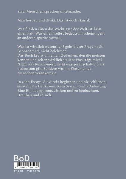 Produktbild: Was ist wirklich wesentlich?