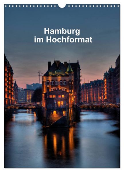 Produktbild: Hamburg im Hochformat (Wandkalender 2026 DIN A3 hoch), CALVENDO Monatskalender