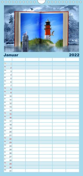 Produktbild: Familienplaner Mystische und romantische M&auml;rchenwelt Mausopardia (Wandkalender 2022 , 21 cm x 45 cm, hoch)