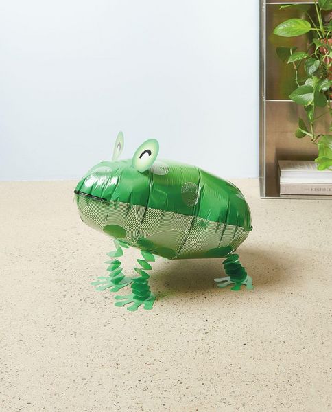 Produktbild: Folienballon Airwalker, Frosch, 1 Ballon + 10-DIY Teile, 41 x 20 x 31 cm