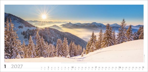 Produktbild: Alpenpanorama Kalender 2027