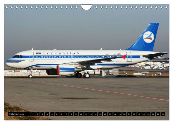 Produktbild: Airbus Airliners (Wandkalender 2026 DIN A4 quer), CALVENDO Monatskalender
