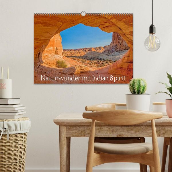 Produktbild: Naturwunder mit Indian Spirit (Wandkalender 2026 DIN A3 quer), CALVENDO Monatskalender