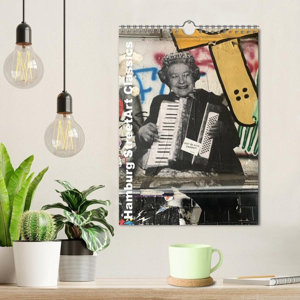 Produktbild: Hamburg StreetArt Classics (Wandkalender 2026 DIN A4 hoch), CALVENDO Monatskalender