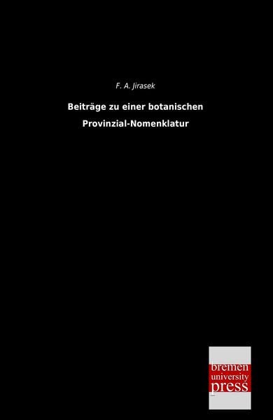 Produktbild: Beitr&auml;ge zu einer botanischen Provinzial-Nomenklatur