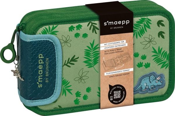 Produktbild: Brunnen Federm&auml;ppchen 2 Klappen Dino