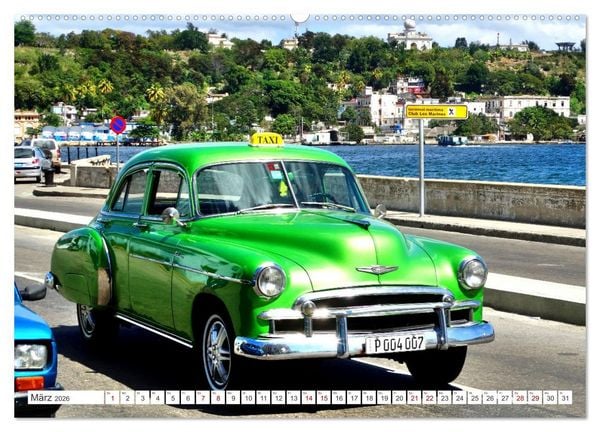 Produktbild: Chevy '50 - Mit 75 unterwegs in Kuba (Wandkalender 2026 DIN A2 quer), CALVENDO Monatskalender