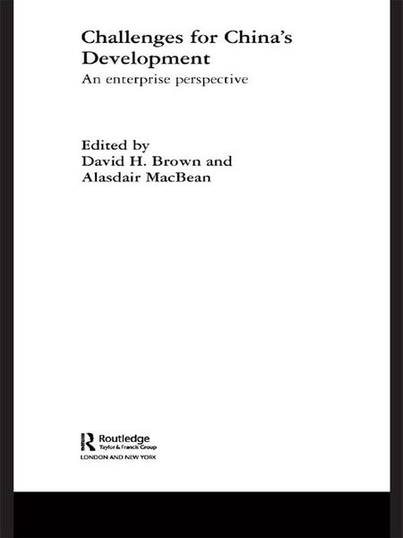 Produktbild: Challenges for China's Development
