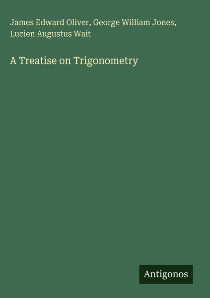 Produktbild: A Treatise on Trigonometry