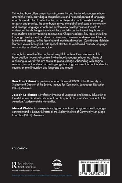 Produktbild: Community and Heritage Languages Schools Transforming Education