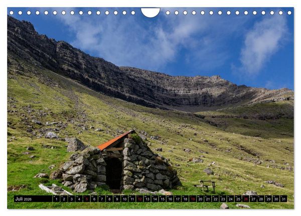 Produktbild: Landschaften Der F&auml;r&ouml;er (Wandkalender 2026 DIN A4 quer), CALVENDO Monatskalender