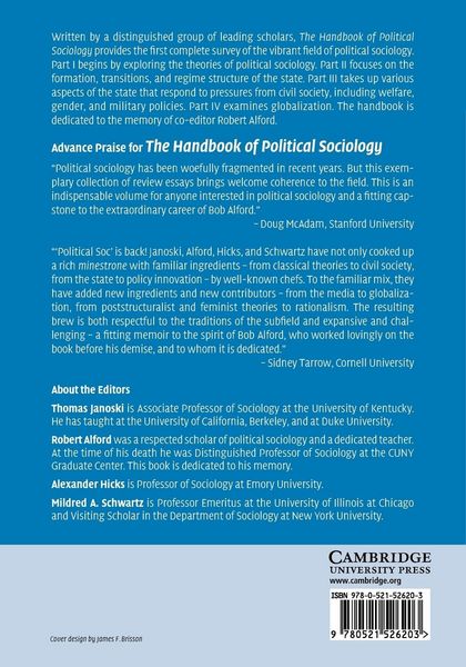 Produktbild: The Handbook of Political Sociology