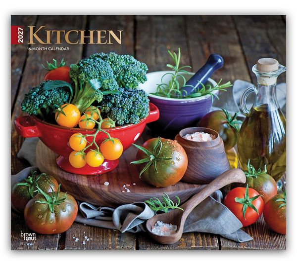 Produktbild: Kitchen &ndash; K&uuml;chenkalender 2027 &ndash; 16-Monatskalender im Deluxe-Format