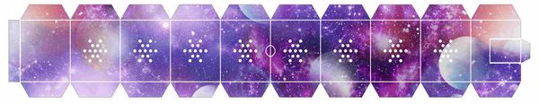 Produktbild: URSUS Laternenzeit / Home Decoration Twinkle Star Galaxie, Stern Bastel-Set als Laterne oder Deko-Licht
