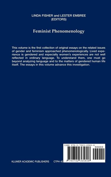 Produktbild: Feminist Phenomenology