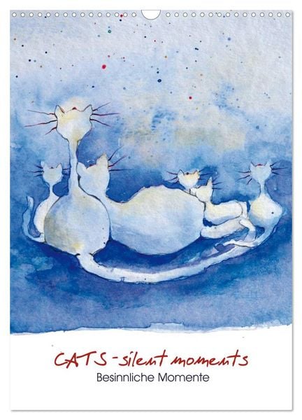 Produktbild: CATS - silent moments, besinnliche Momente (Wandkalender 2026 DIN A3 hoch), CALVENDO Monatskalender
