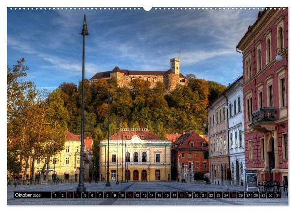 Produktbild: Europ&auml;ische St&auml;dte (Wandkalender 2026 DIN A2 quer), CALVENDO Monatskalender